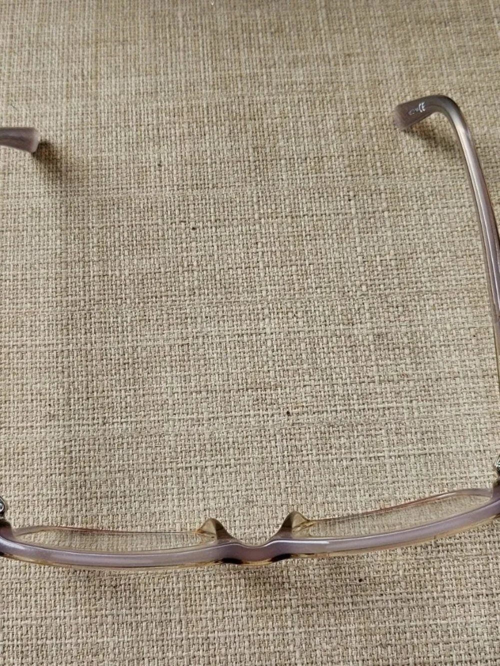 Vintage Calvin Klein Eyeglasses Frame Lilac/Tan Tone Eyewear CK7890 Unisex Glass